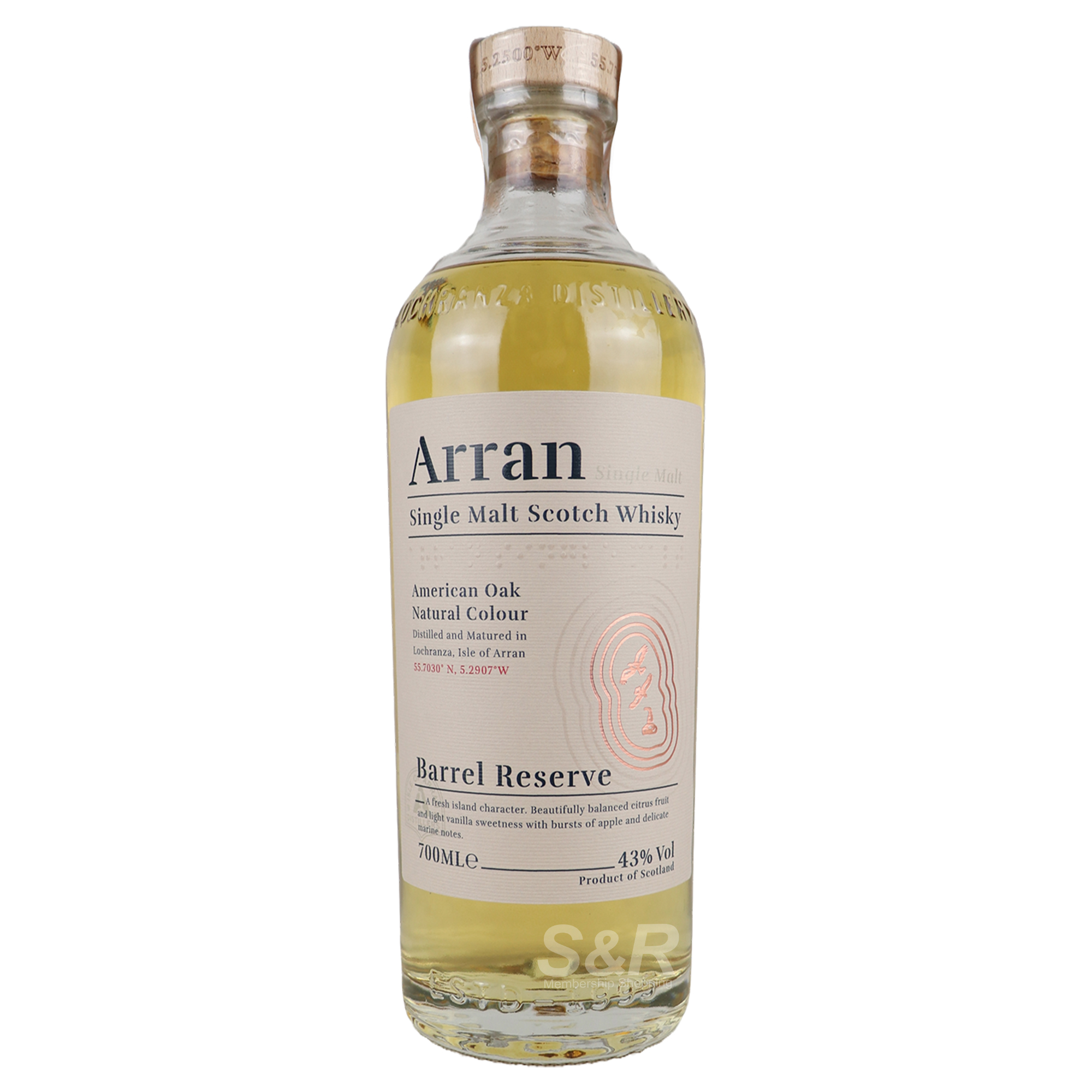Arran Barrel Reserve Single Malt Scotch Whisky 700mL